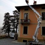 Simone spazzacamino al lavoro